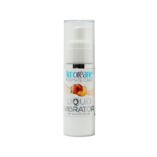 Lubrykant Liquid Vibrator Peach 30Ml Amoreane | 100% ORYGINAŁ| DYSKRETNA PRZESYŁKA